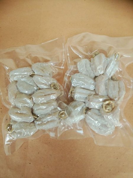 画像2: 冷凍 市田柿 自家用5kg(500g×10袋) (2)
